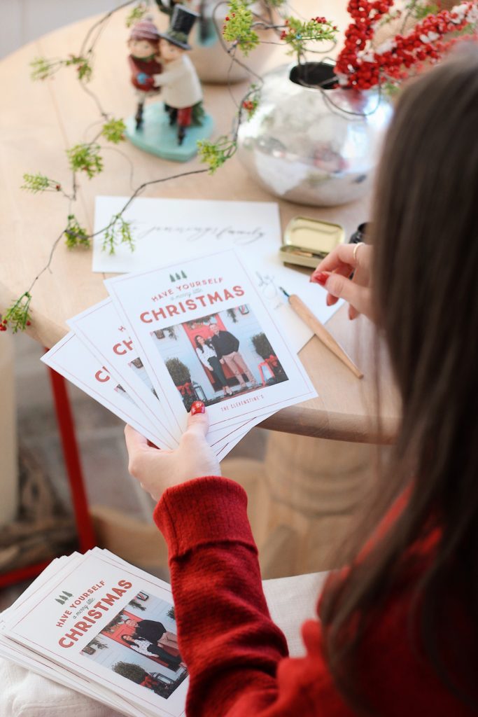 christmas cards style blogger