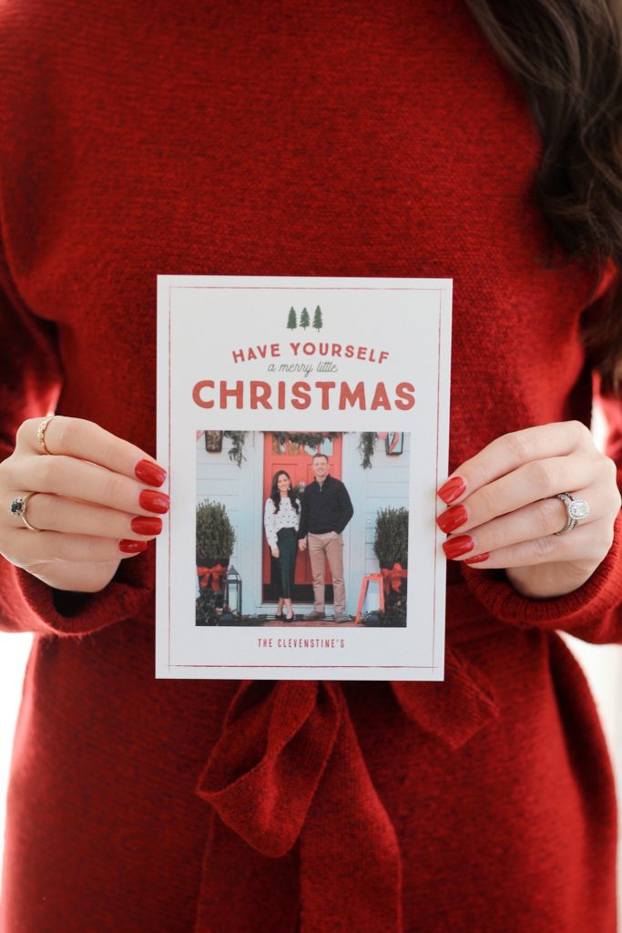 style blogger holiday cards