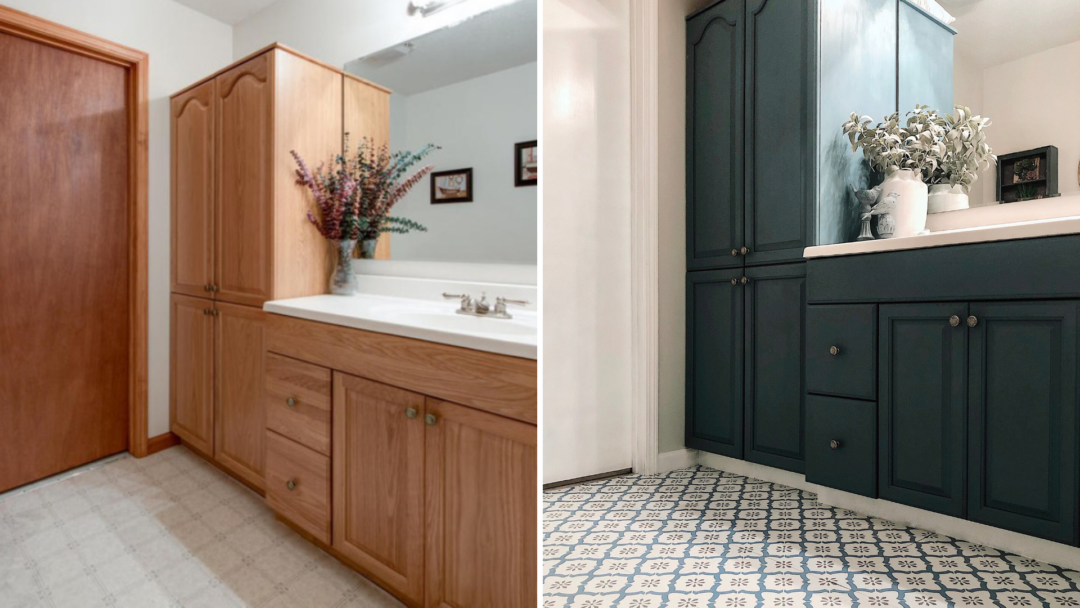 bathroom before and after |Musings by Madison | Style & Home Decor Blog by Madison Clevenstine