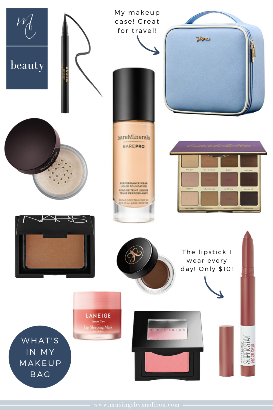 The Fall Transition Makeup Bag - The Beauty Look Book