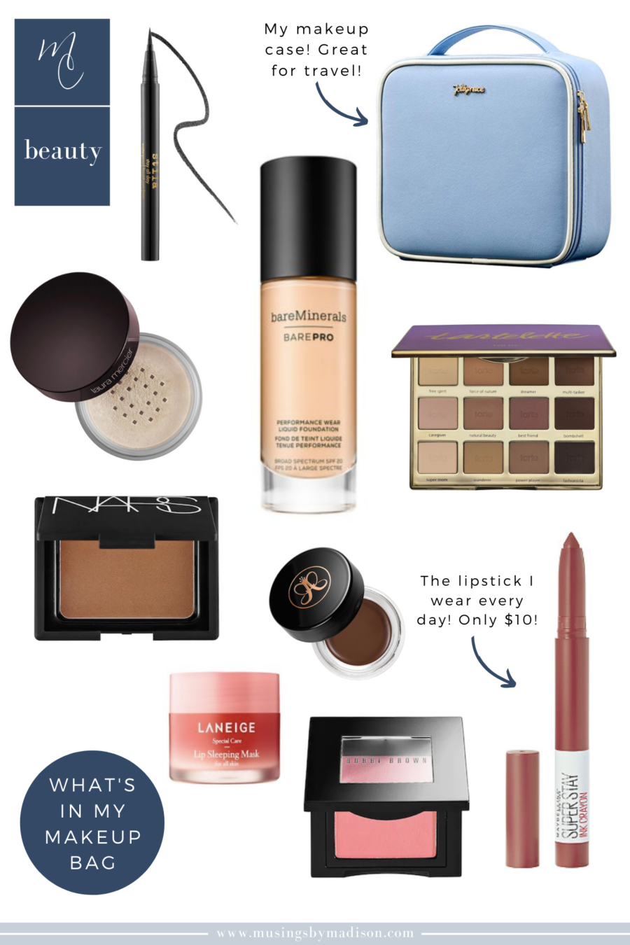 What S In My Makeup Bag Musings By