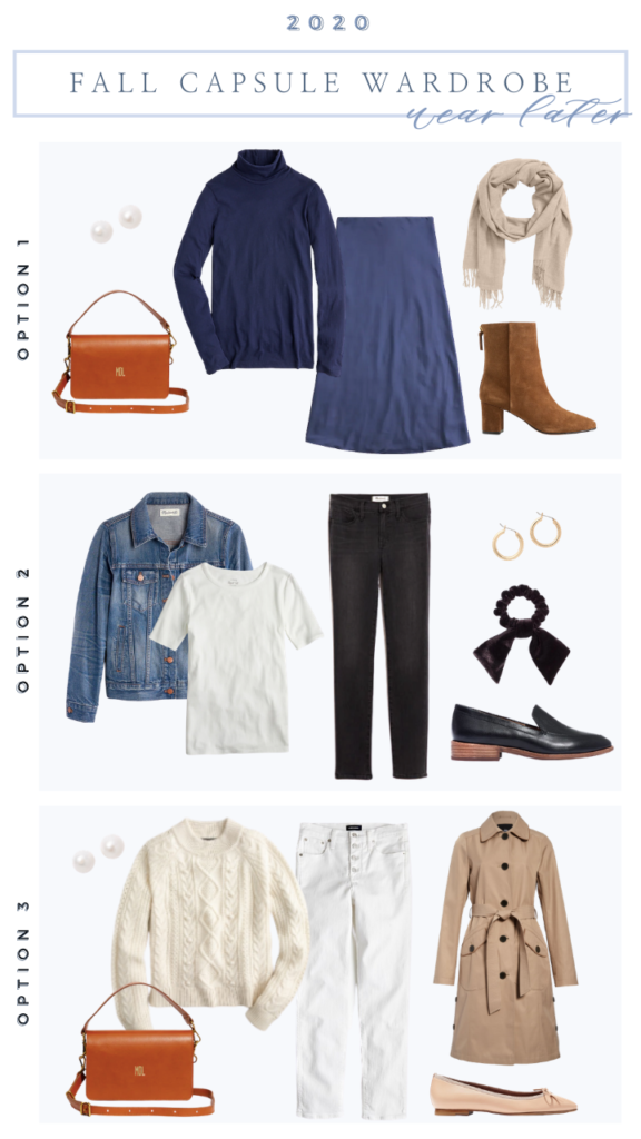 Classic Fall Capsule Wardrobe Guide - 2020 Fall Fashion Staples + Outfits