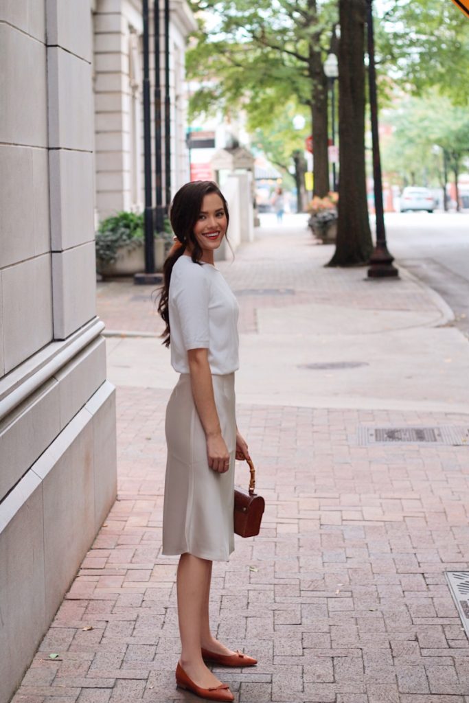 How to Style a Slip skirt | Musings by Madison - Classic Style Blog