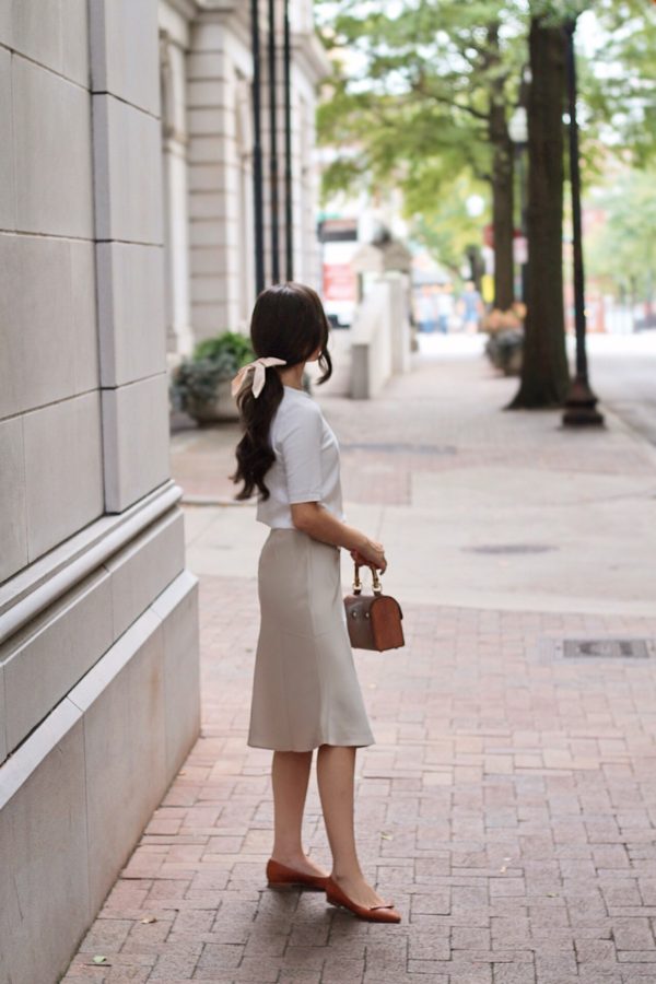 How to Style a Slip skirt | Musings by Madison - Classic Style Blog