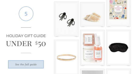 HOLIDAY GIFT GUIDE UNDER $50 2021 | Musings by Madison | Style & Lifestyle Blog by Madison Clevenstine