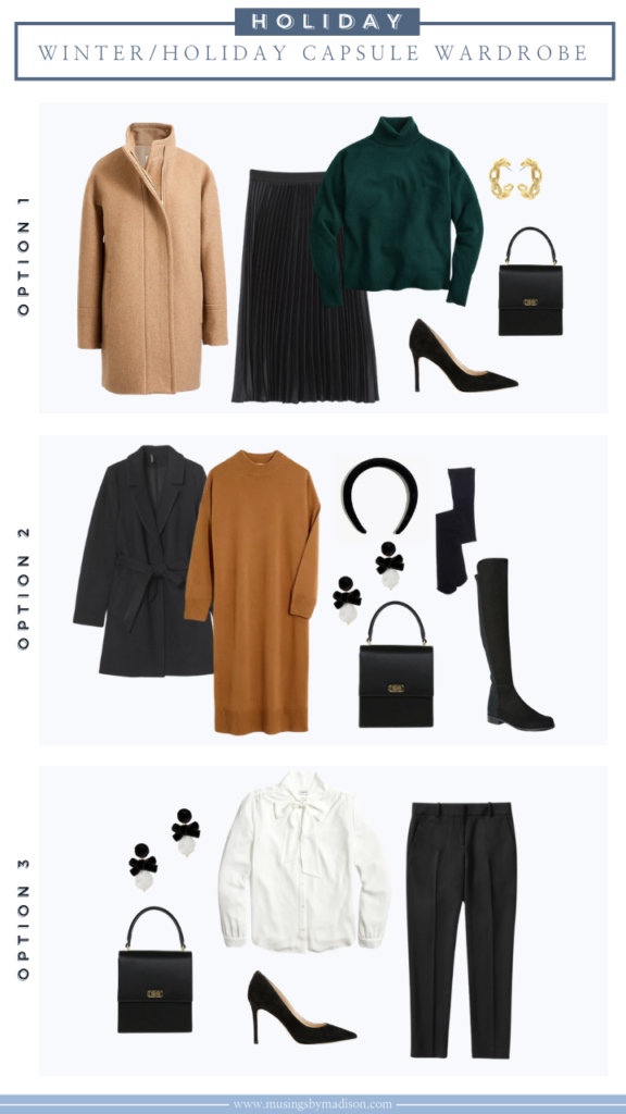HOLIDAY/WINTER 2020 CAPSULE WARDROBE | MUSINGS BY MADISON, STYLE BLOG