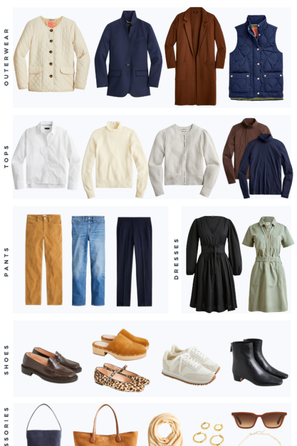 2022 fall capsule wardrobe - musings by madison clevenstine - classic style blog